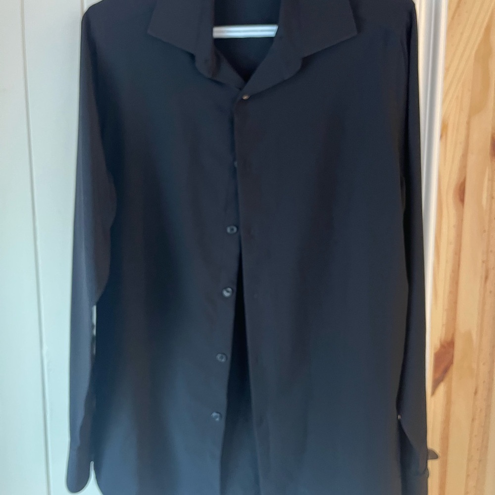 Men's Black Dress Shirt